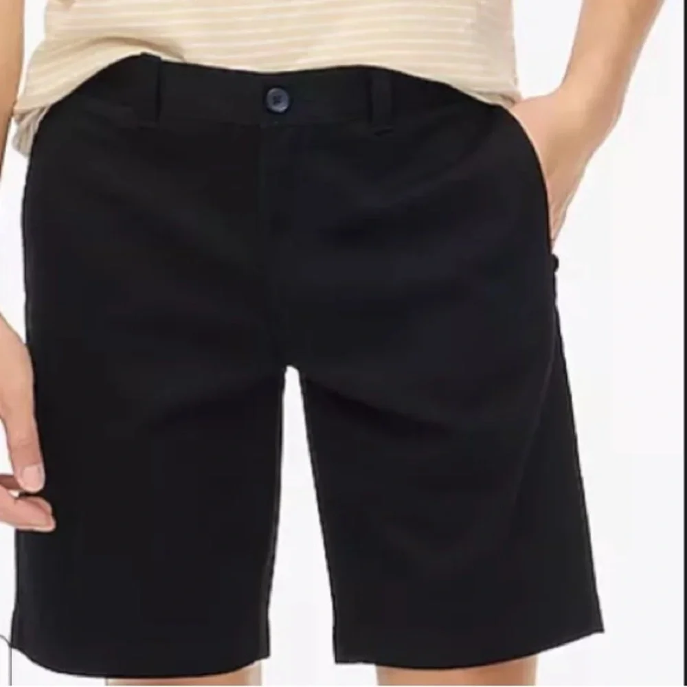 NWT J. Crew Factory - Mens Size 29 - 9” Flex Casual Chino Shorts In Black - Picture 1 of 4